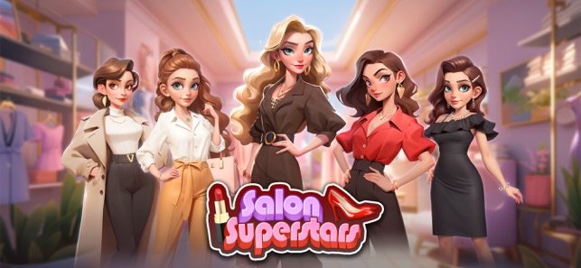 Top Games Inc game - Salon Superstars