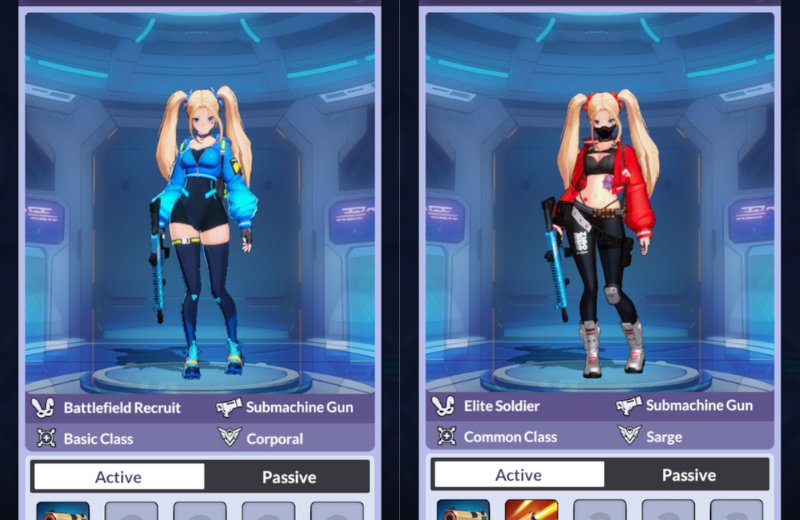 Run Goddess Battlefield Recruit and Elite Soldier